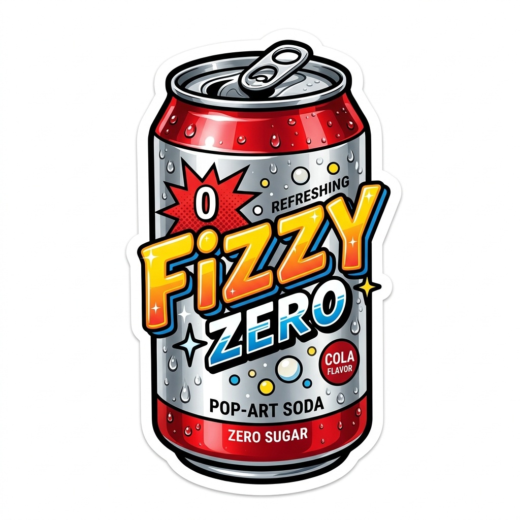 Fizzy Zero Sticker
